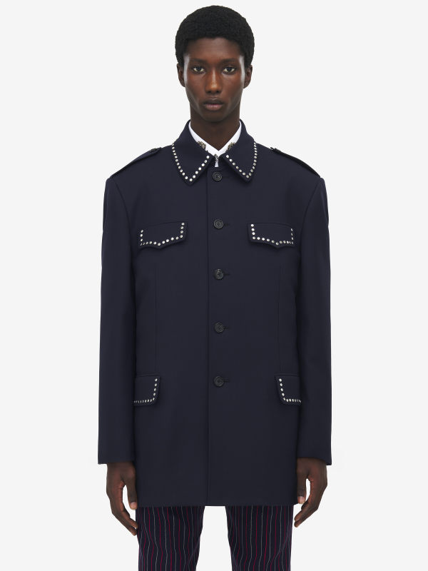 ALEXANDER MCQUEEN - Oversized Military Jacket - Item 826345QUAAC4100